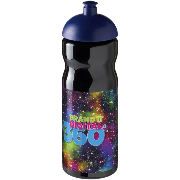 H2O Base® 650 ml dome lid sport bottle Solid black Blue