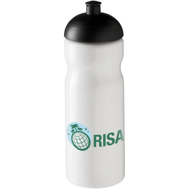 H2O Base® 650 ml dome lid sport bottle White Solid black