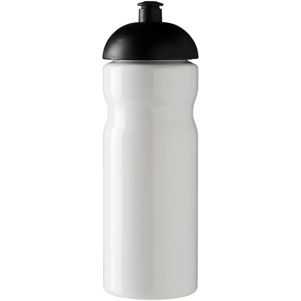 H2O Base® 650 ml dome lid sport bottle - Unbranded White Solid black