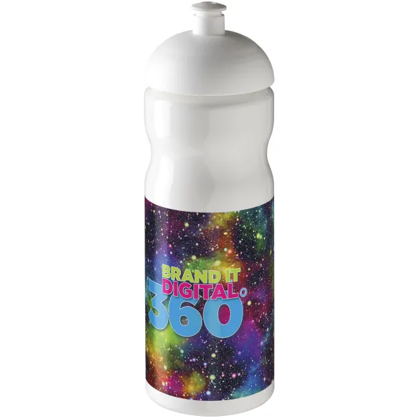 H2O Base® 650 ml dome lid sport bottle - Unbranded White