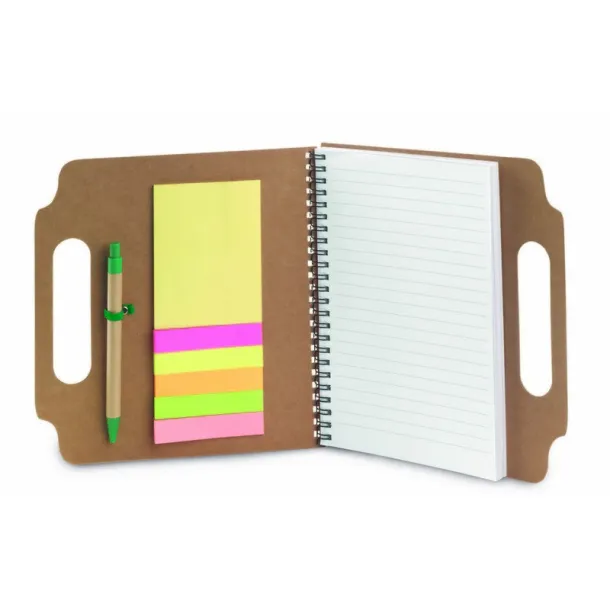  Conference folder approx. A5 with notebook, sticky notes and ball pen neutral