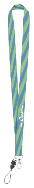 Subyard B custom sublimation lanyard White