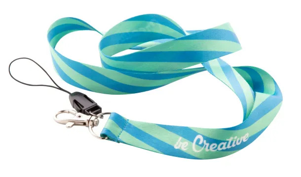 Subyard B custom sublimation lanyard White