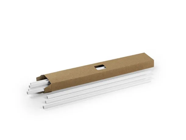 CHILL paper straws White