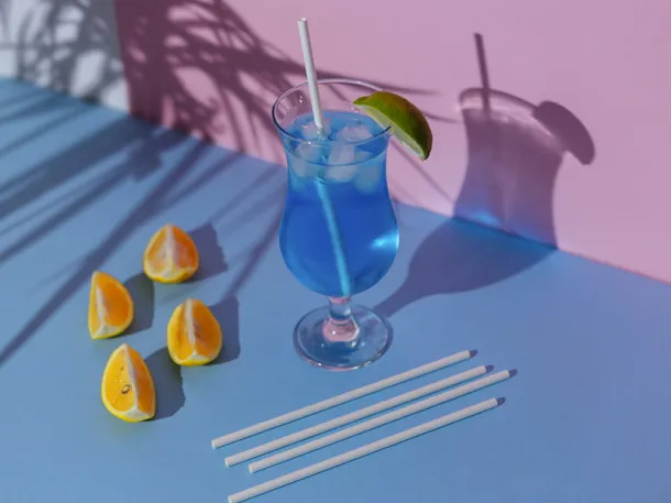 CHILL paper straws White