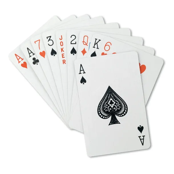 ARUBA Playing cards in pp case Red