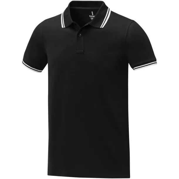 Amarago muška polo majica kratkih rukava - Elevate Life Solid black