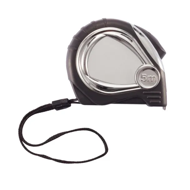  Chrome plated auto stop tape measure - XD Collection Black 