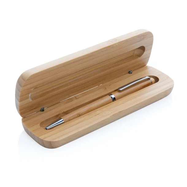  Bamboo pen in box - XD Collection Brown 