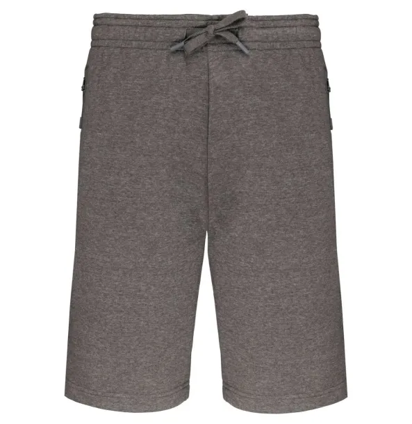  KID'S FLEECE MULTISPORT BERMUDA SHORTS - Proact Grey Heather