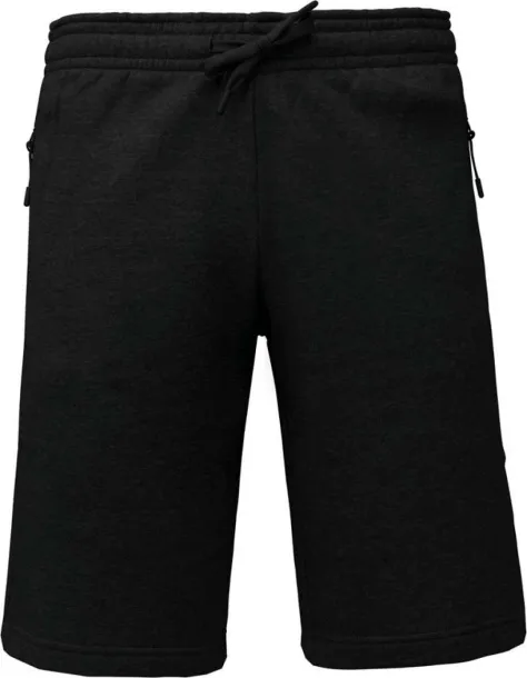  KID'S FLEECE MULTISPORT BERMUDA SHORTS - Proact Black