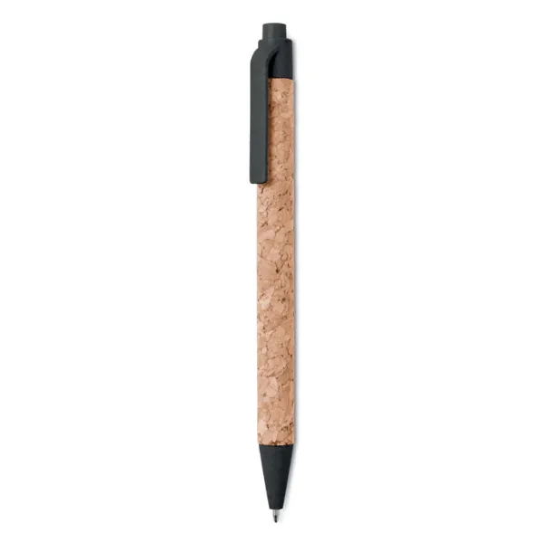 MONTADO Cork/ Wheat-Straw/ PP ball pen Black