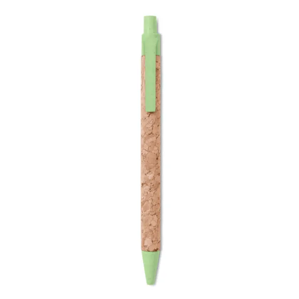 MONTADO Cork/ Wheat-Straw/ PP ball pen Green