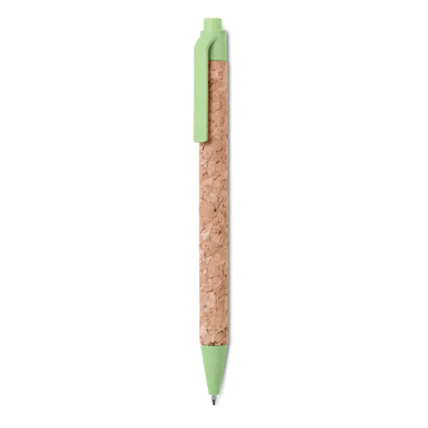 MONTADO Cork/ Wheat-Straw/ PP ball pen Green