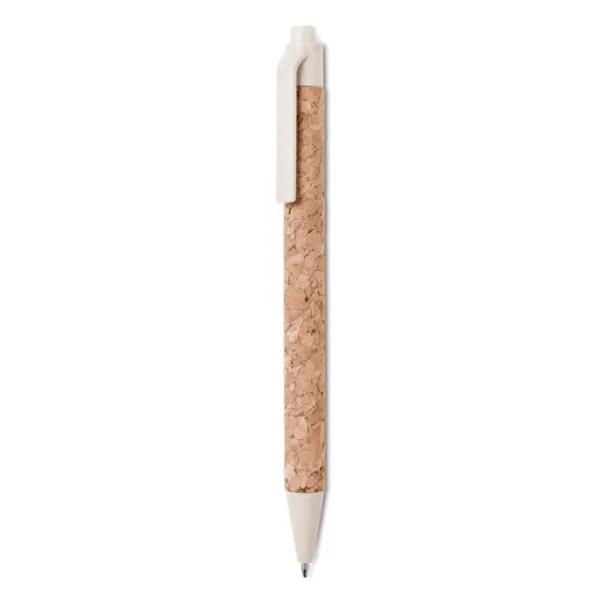 MONTADO Cork/ Wheat-Straw/ PP ball pen Beige