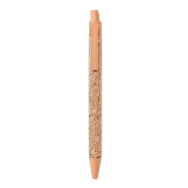 MONTADO Cork/ Wheat-Straw/ PP ball pen Orange