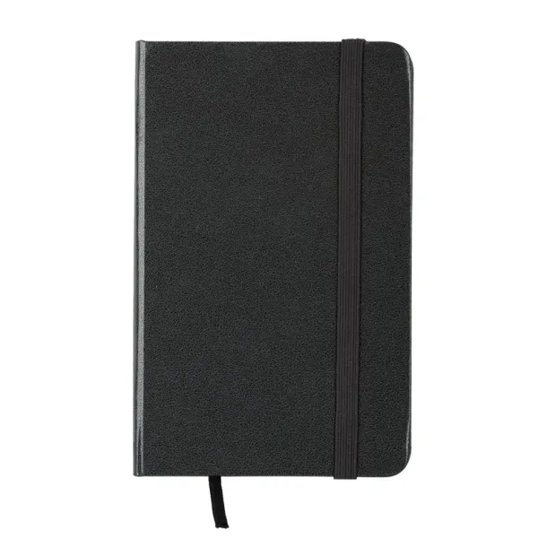 ZAMORA notebook with squared pages 90x140 / 160 pages Black