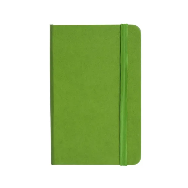 ZAMORA notebook with squared pages 90x140 / 160 pages Green