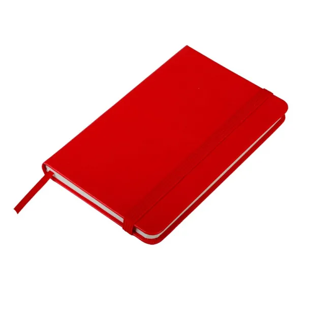 ZAMORA notebook with squared pages 90x140 / 160 pages Red