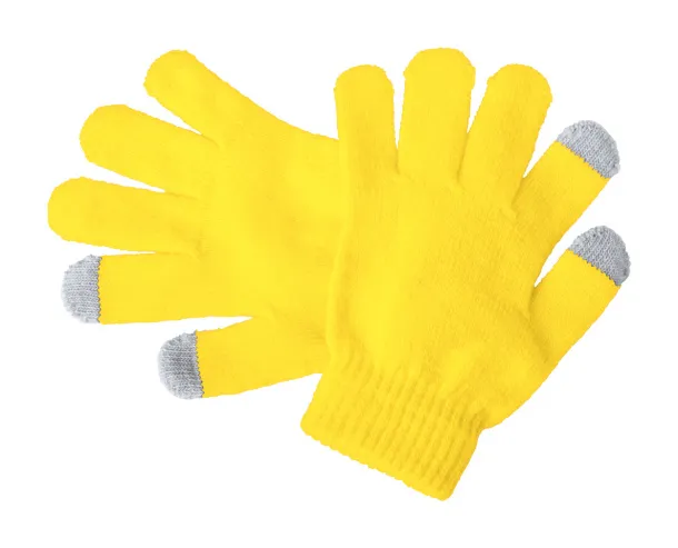 Pigun touch screen gloves Yellow Grey