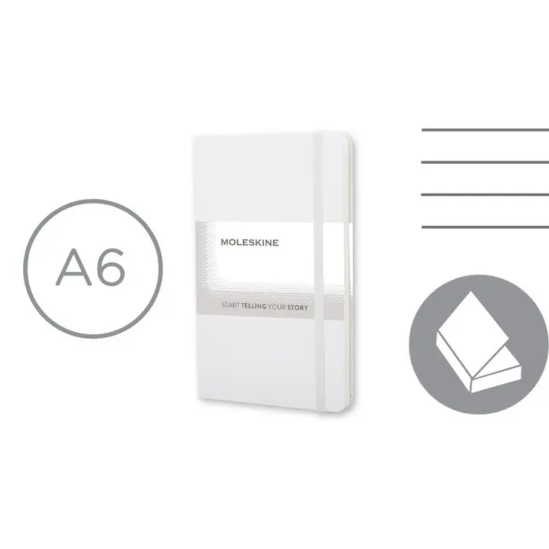  MOLESKINE Notebook approx. A6 Bijela