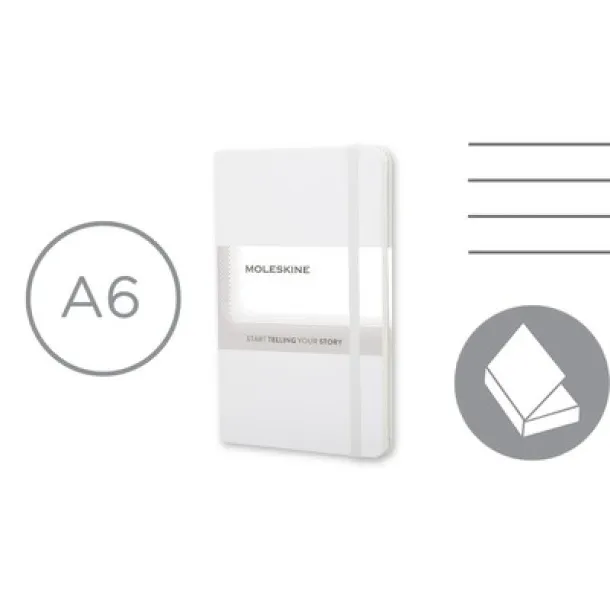  MOLESKINE notes, cca A6 Bijela