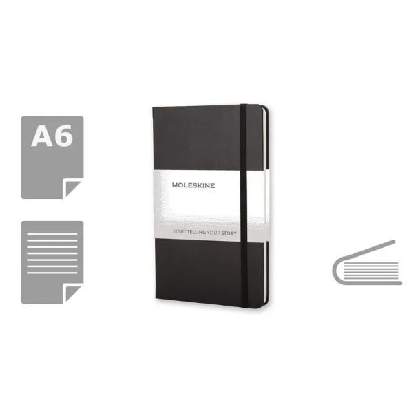  MOLESKINE Notebook approx. A6 Crna