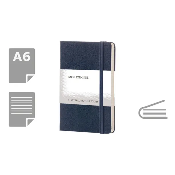  MOLESKINE Notebook approx. A6 dark blue