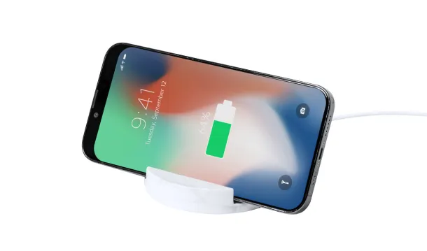 Pargon wireless charger mobile holder Natural White