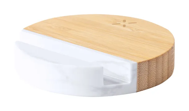 Pargon wireless charger mobile holder Natural White