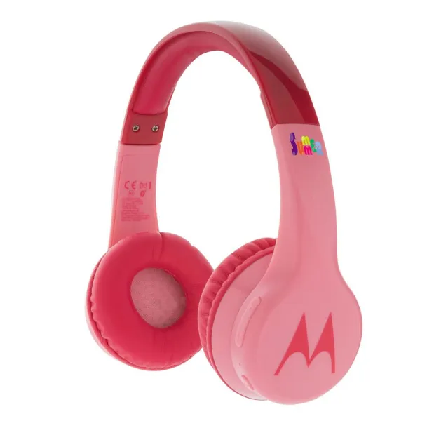 Motorola JR 300 kids wireless safety headphone - Motorola pink 