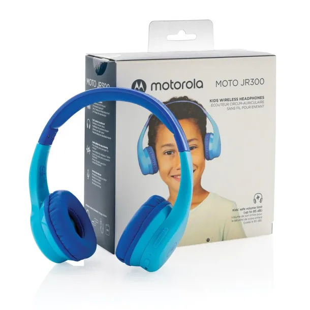 Motorola JR 300 kids wireless safety headphone - Motorola Blue 