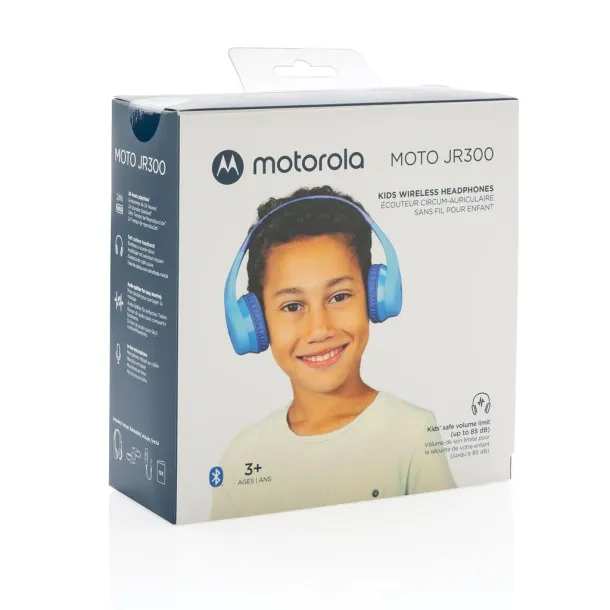 Motorola JR 300 kids wireless safety headphone - Motorola Blue 