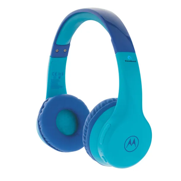 Motorola JR 300 kids wireless safety headphone - Motorola Blue 