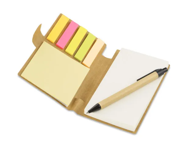 MARRO Notebook with a ball pen Beige