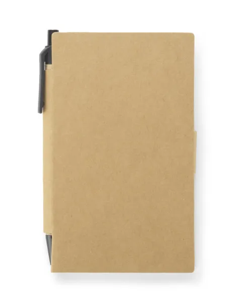 MARRO Notebook with a ball pen naturalny