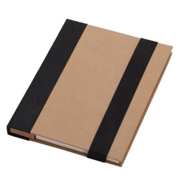 ECO NOTE notebook with paper notes Black