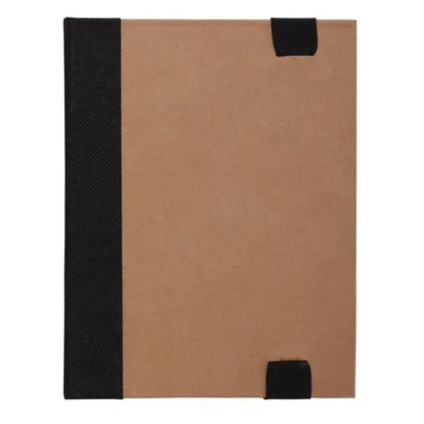 ECO NOTE notebook with paper notes Black