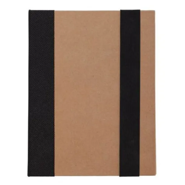 ECO NOTE notebook with paper notes Black