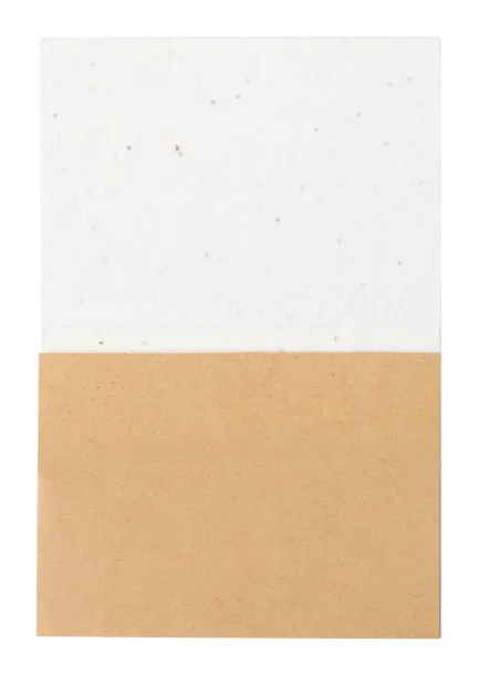 Semeno Note seed paper sticky notepad Natural