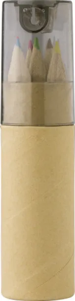  ABS and cardboard tube with pencils Libbie Crna