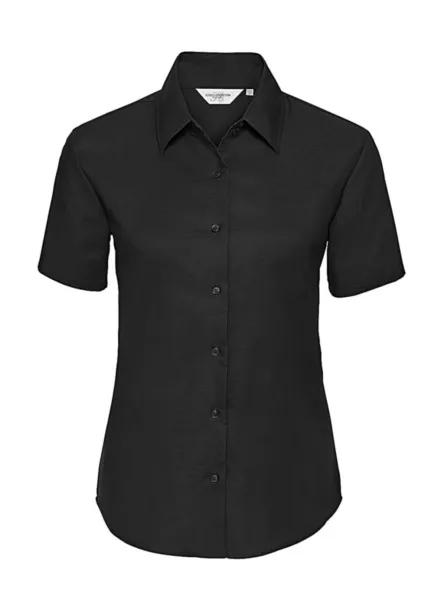  Ladies' Classic Oxford Shirt - Russell Collection Black