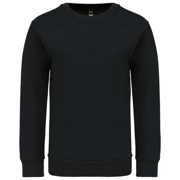  KIDS' CREW NECK SWEATSHIRT - Kariban Black