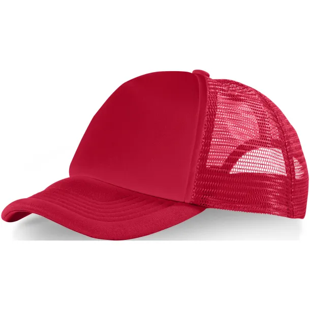 Trucker 5 panel cap - Elevate Essentials Red Red