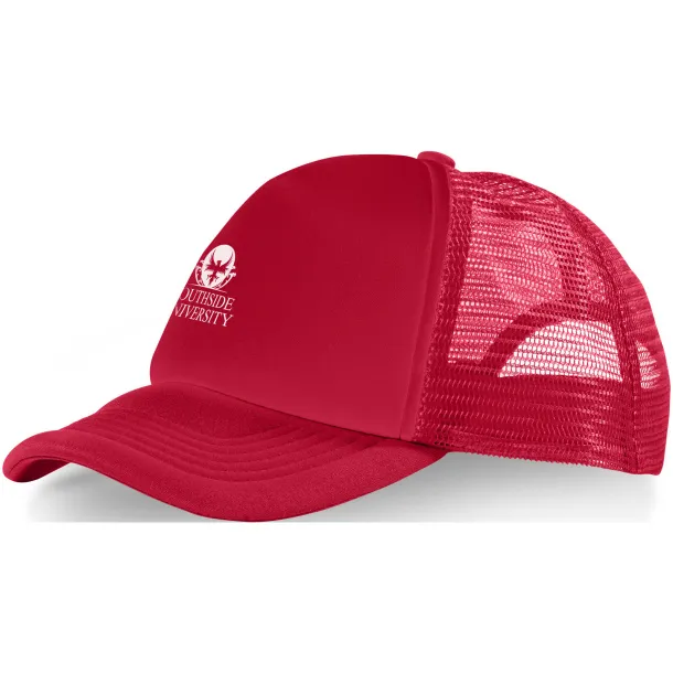 Trucker 5 panel cap - Elevate Essentials Red Red