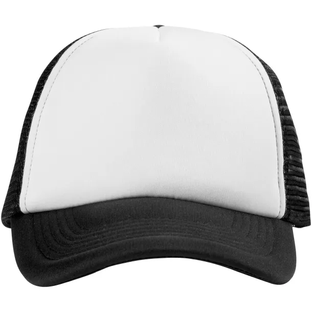 Trucker 5 panel cap - Elevate Essentials Solid black White