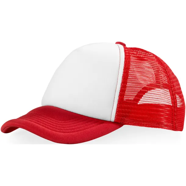 Trucker 5 panel cap - Elevate Essentials Red White