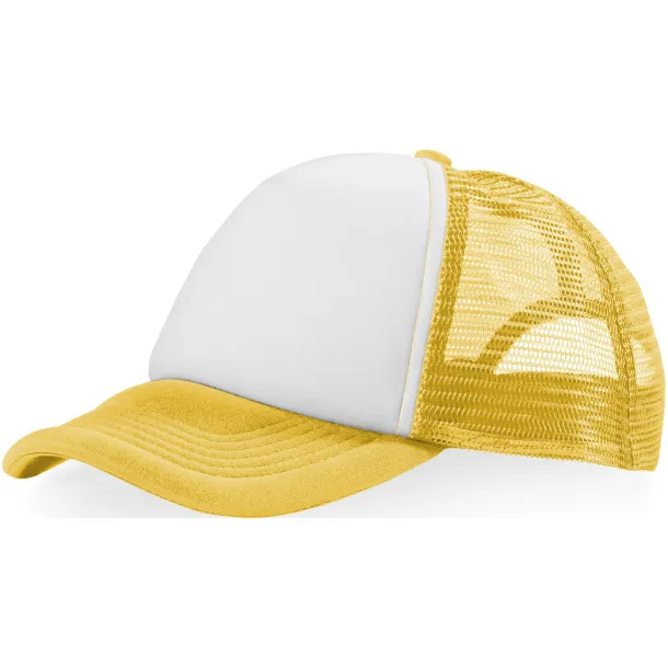 Trucker 5 panel cap - Elevate Essentials Yellow White