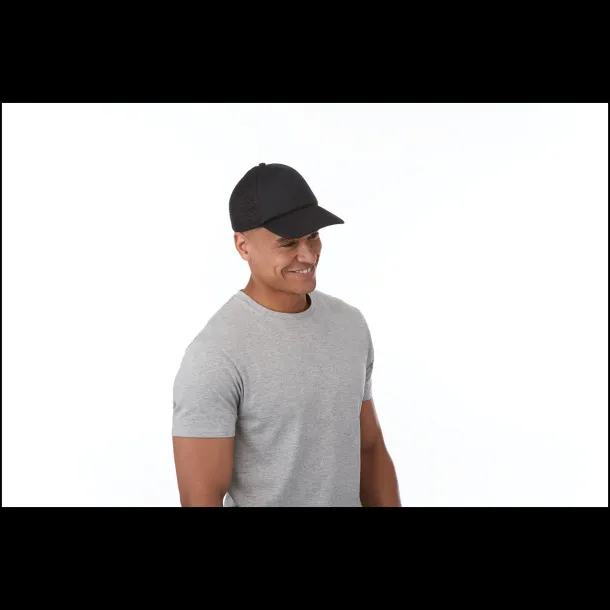 Trucker 5 panel cap - Elevate Essentials Crna Crna
