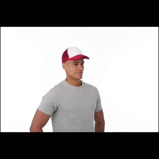 Trucker 5 panel cap - Elevate Essentials Pink